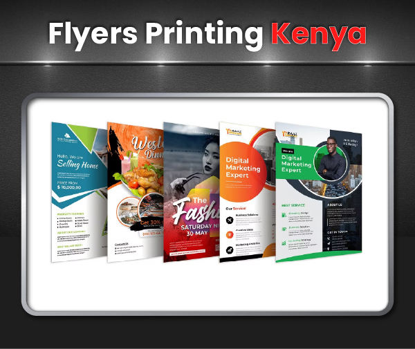 Flyers, Posters & Brochures printing and branding by VS Kenya Designs